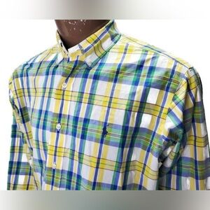 Ralph Lauren Men’s Plaid Button Down Long Sleeve Size Small